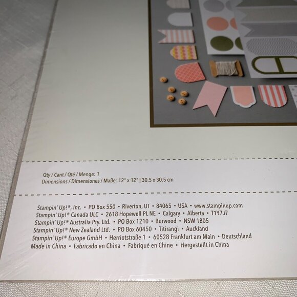 Stampin Up! Springtime Hello Simply Created Garland Kit 12" x 12" - Picture 2 of 5